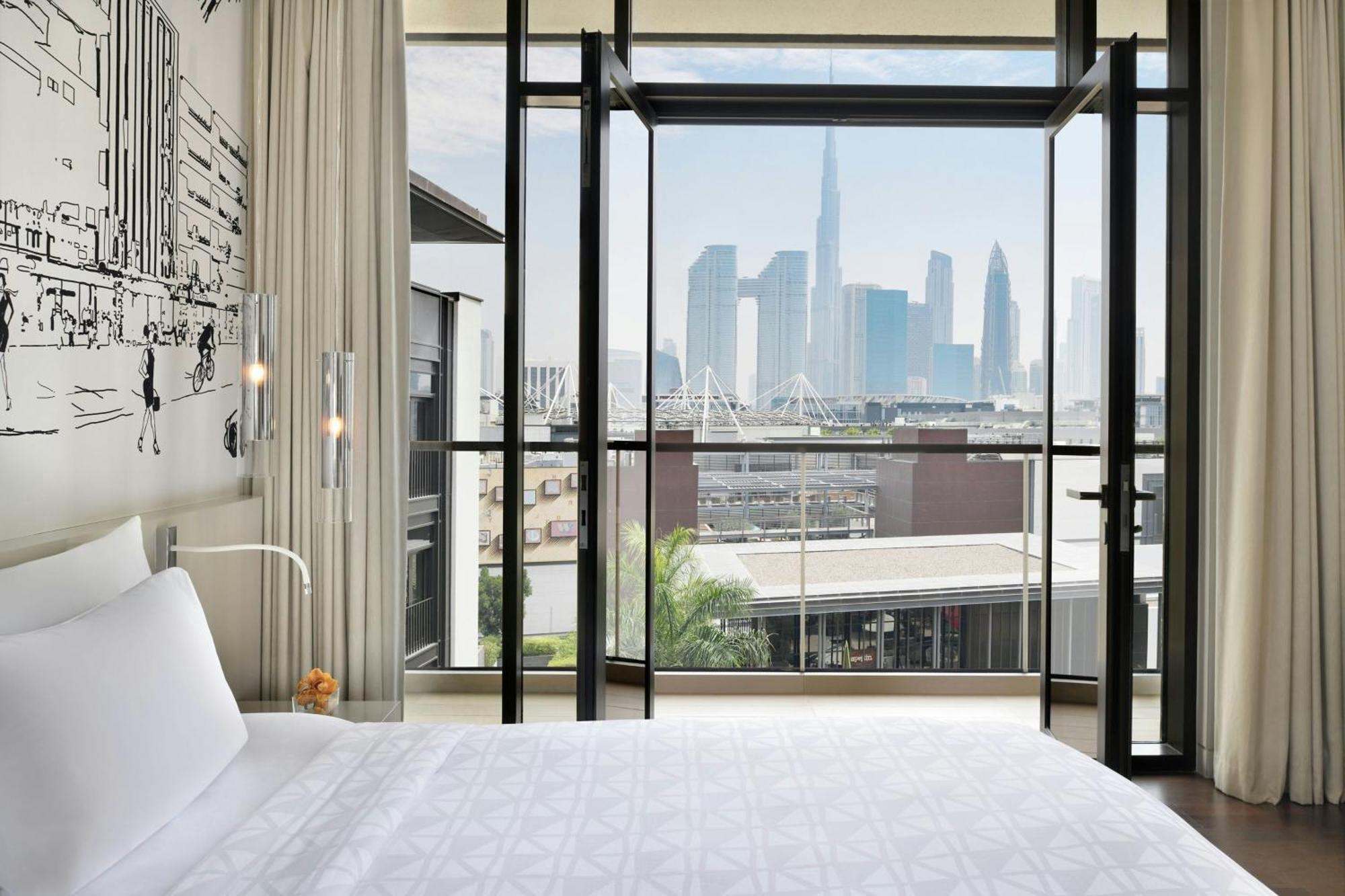 La Ville Hotel & Suites City Walk Dubai, Autograph Collection Kültér fotó A guest room at the West Hollywood hotel