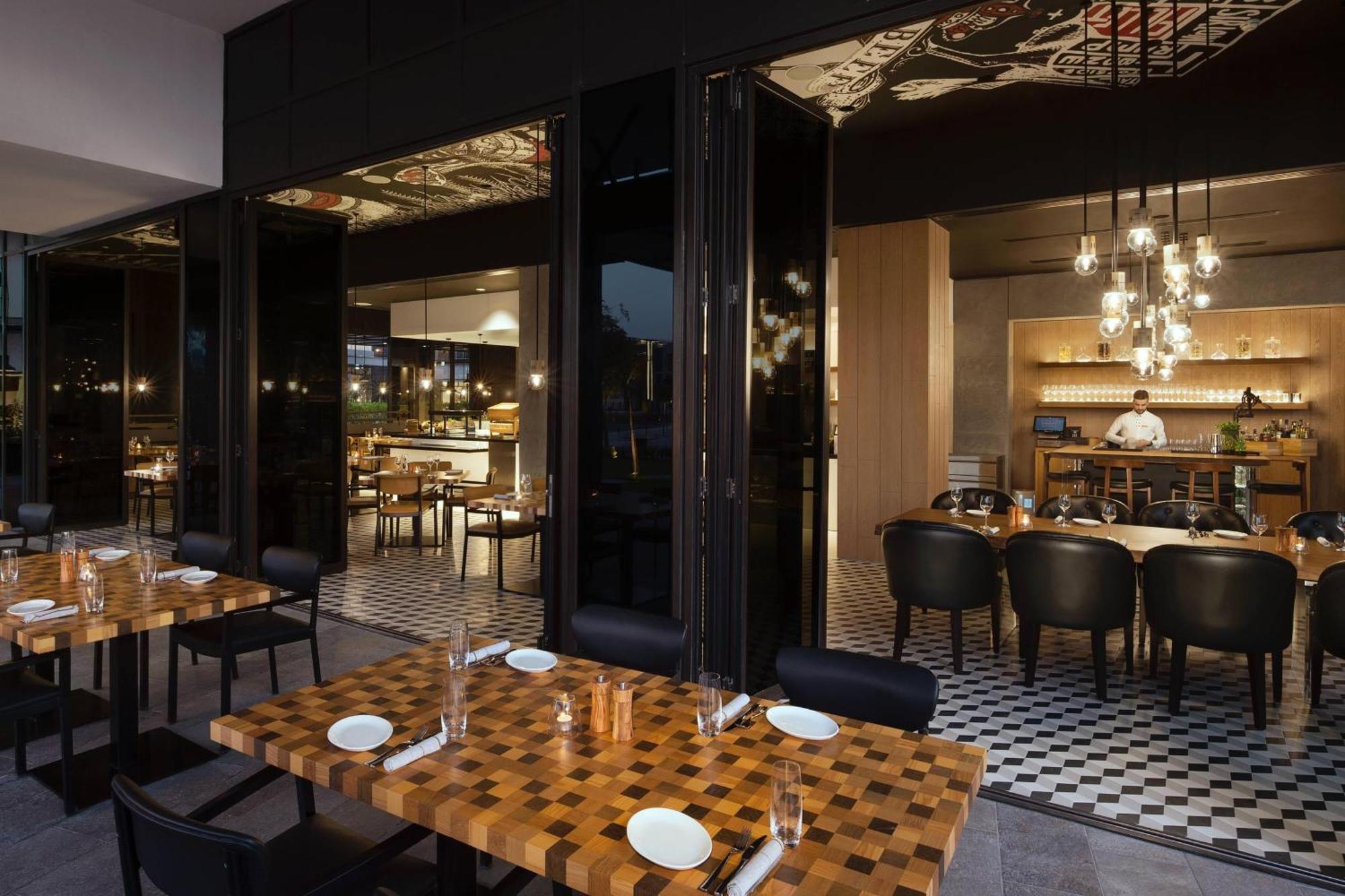 La Ville Hotel & Suites City Walk Dubai, Autograph Collection Kültér fotó The interior of the restaurant